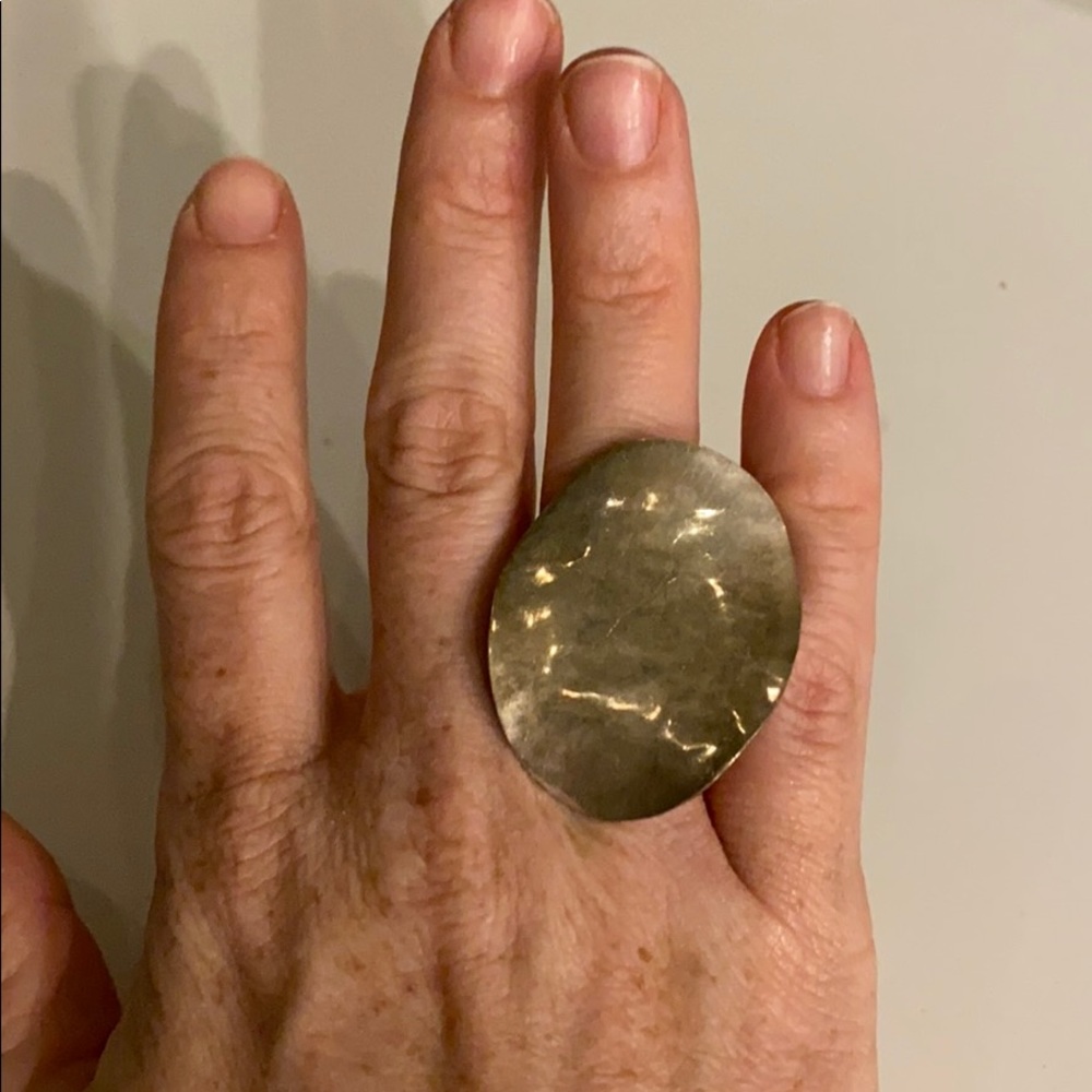 Sterling Silver hammered ring